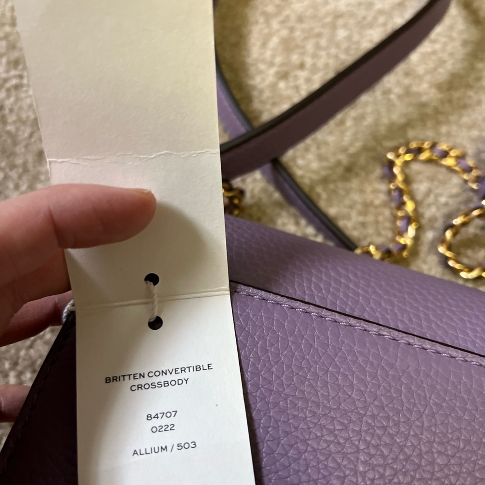 Tory Burch- Britten convertible crossbody - allium - Picture 11 of 11